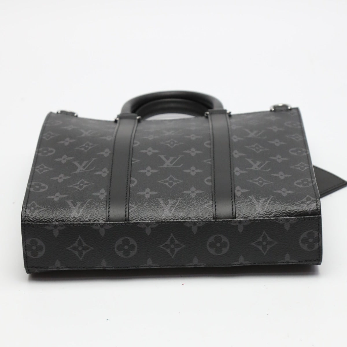 Louis Vuitton Tote Bag M46456 Monogram Canvas Black Shoulder Bag Monogram Eclipse Sac Plat Cloth