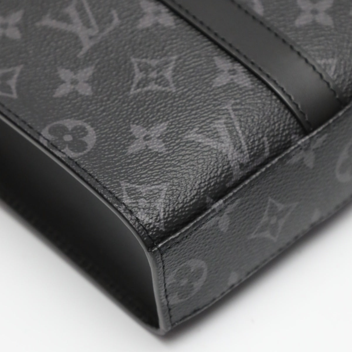 Louis Vuitton Tote Bag M46456 Monogram Canvas Black Shoulder Bag Monogram Eclipse Sac Plat Cloth