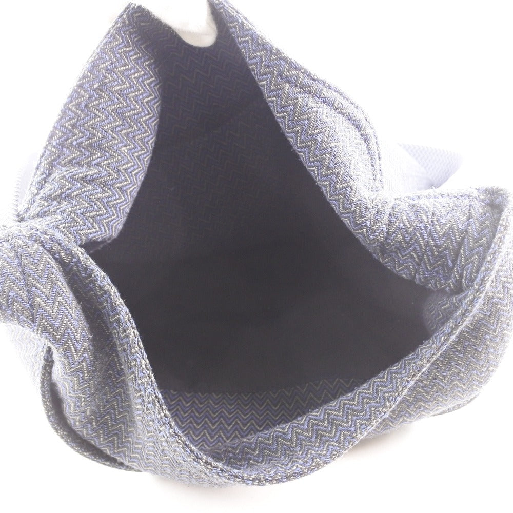 Hermes Shoulder Bag Canvas Blue Sac Depansage Unisex(Unisex)