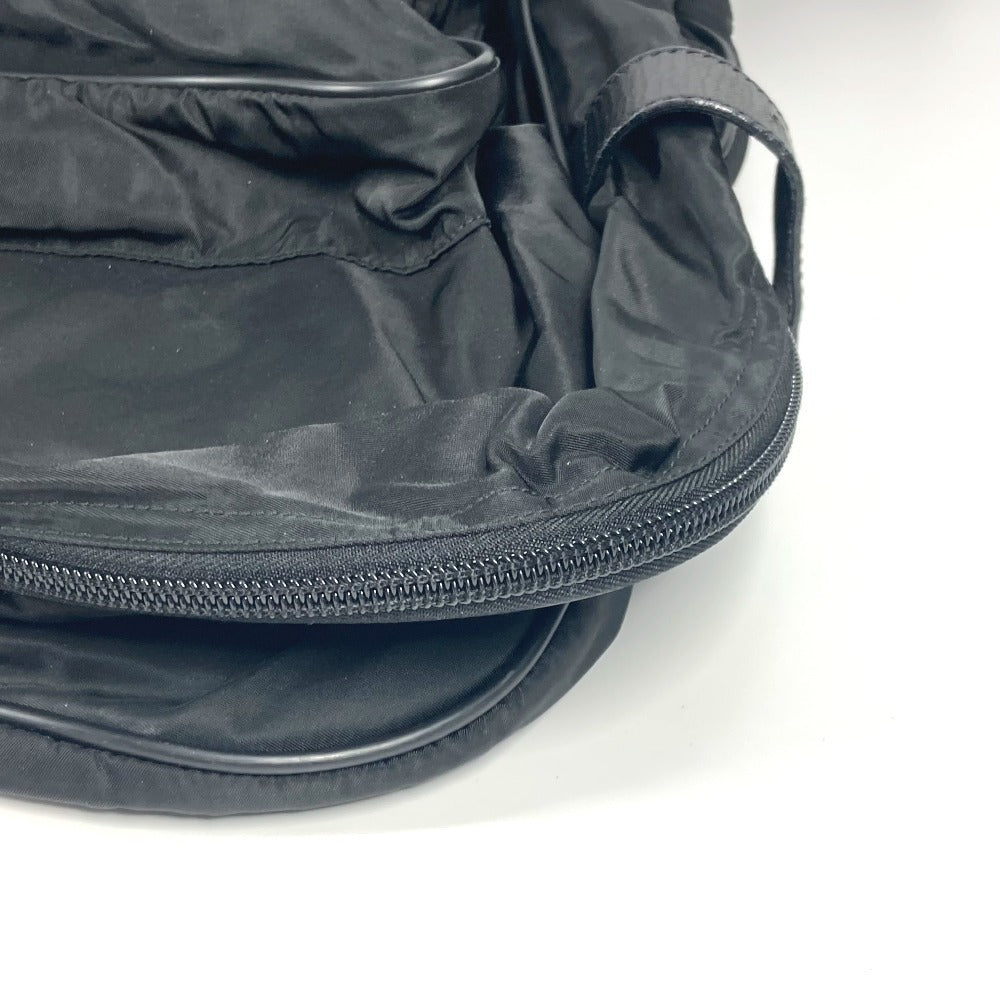 Prada Boston Duffel Bag Nylon Black Triangle Logo Plate Unisex(Unisex)