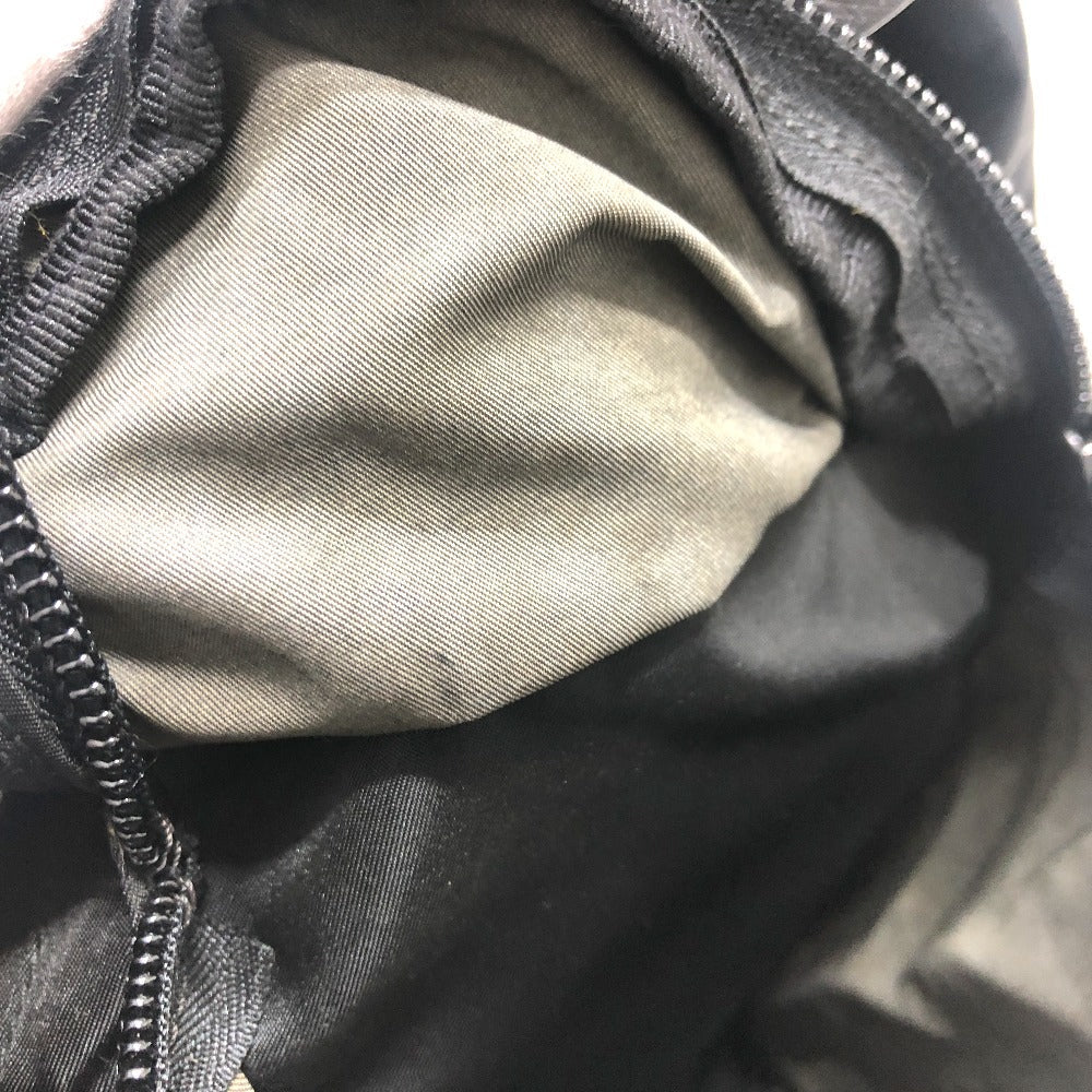 Prada Backpack 130 Nylon Black Double Pocket