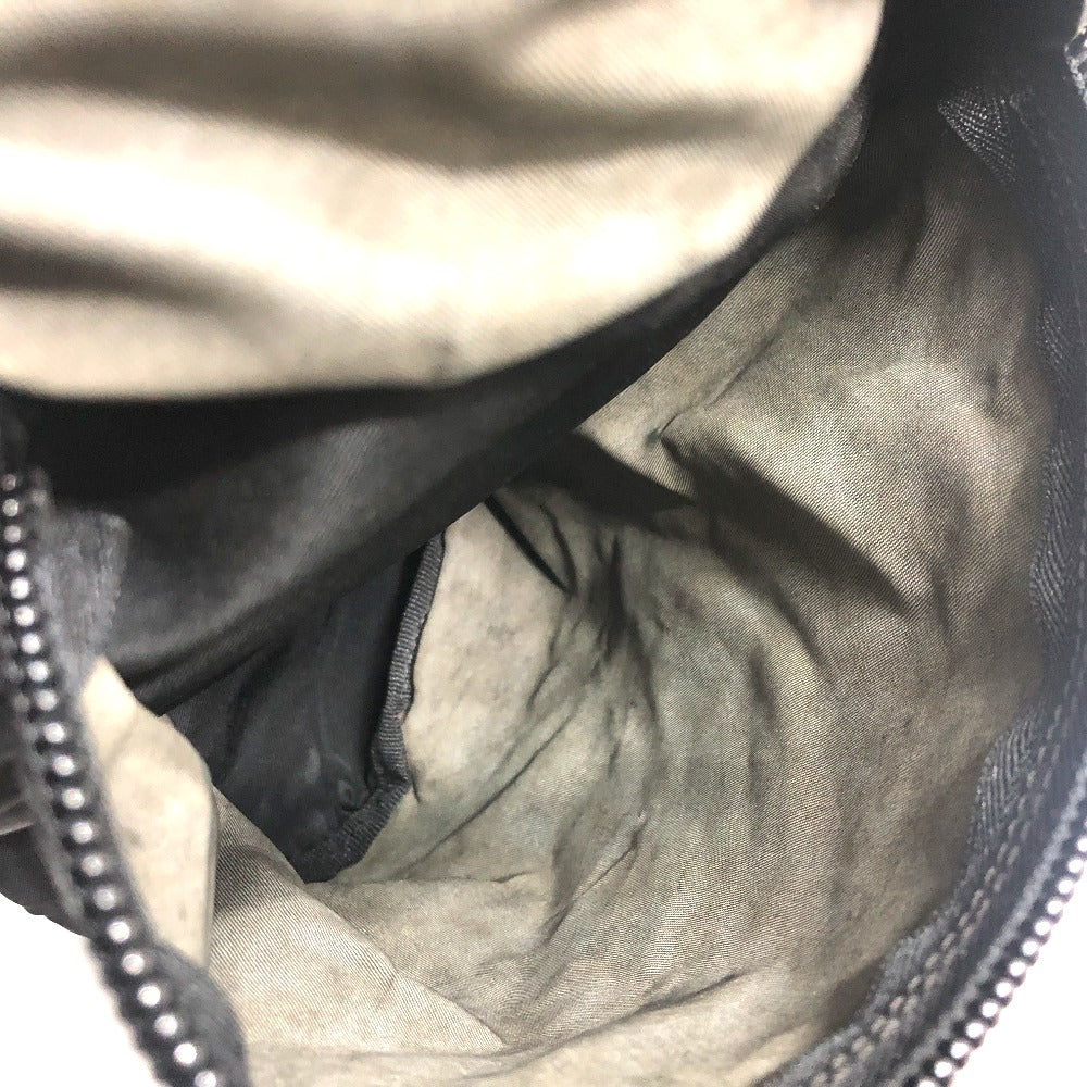 Prada Backpack 130 Nylon Black Double Pocket