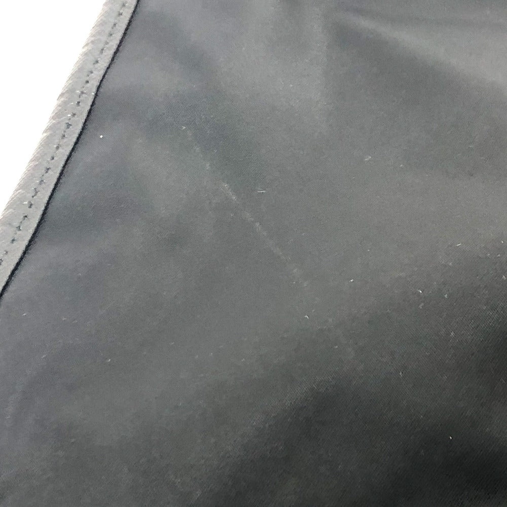 Prada Shoulder Bag U166 Nylon / Leather Black Mens