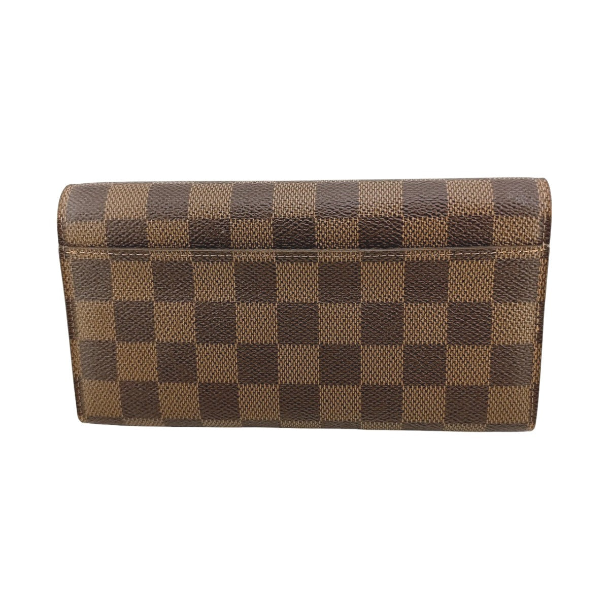 Louis Vuitton Long Wallet Purse N60114 Damier Canvas Brown X Pink Portefeuille Sara Damier Rose