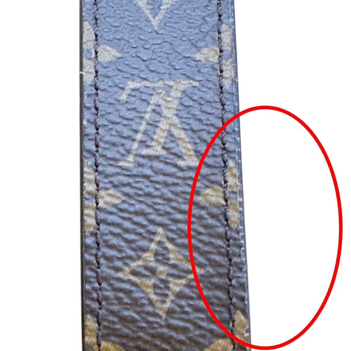 Louis Vuitton Charm M65221 Monogram Canvas Brown Porto Cre Dragonne Monogram Key Ring Women