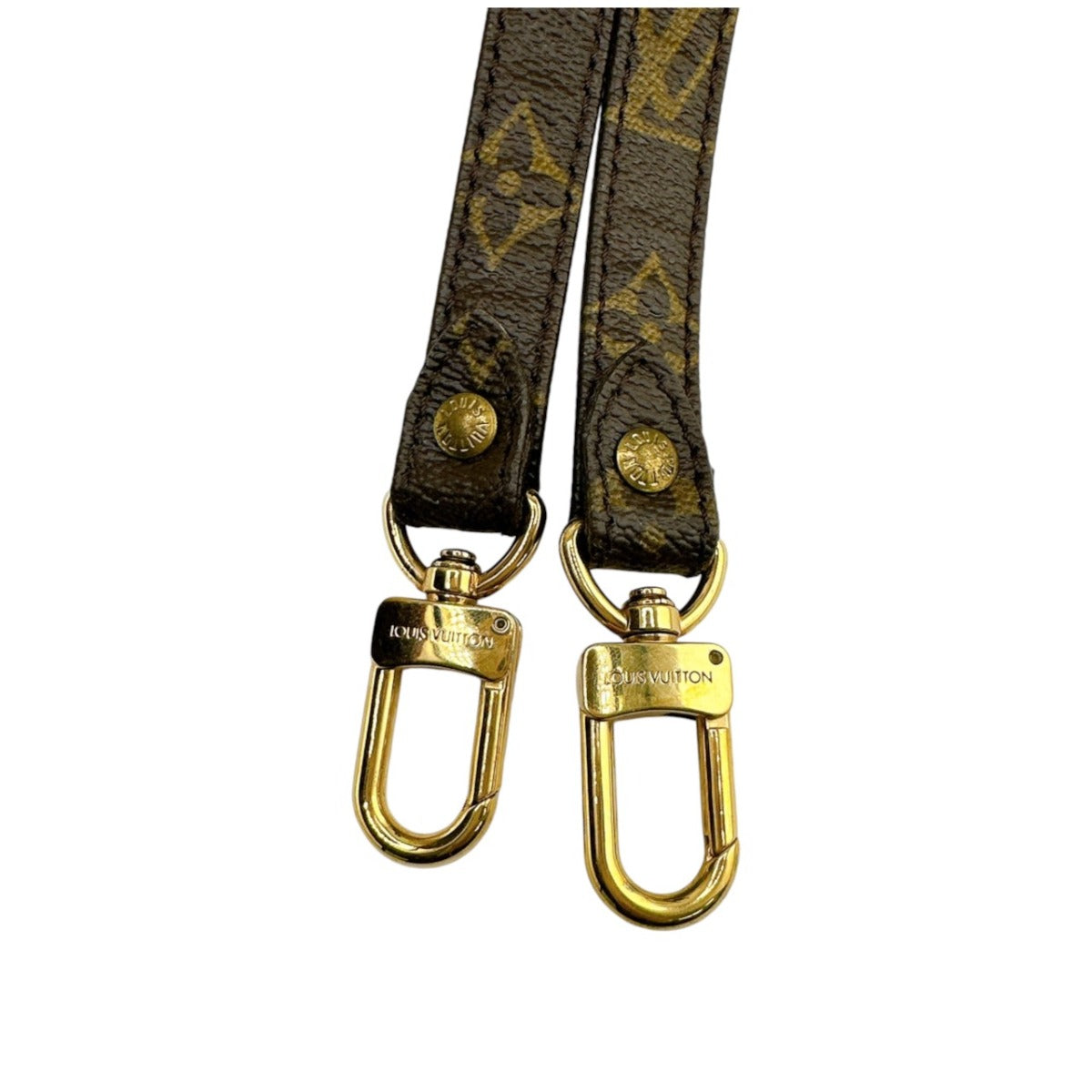 Louis Vuitton Shoulder Strap J75011 Monogram Canvas Brown Strap Monogram With Shoulder Rest