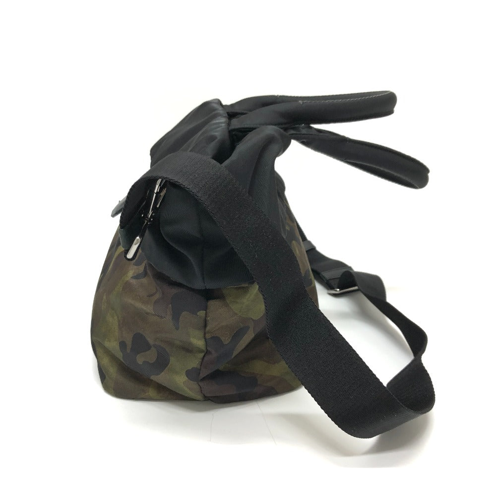 Prada Handbag B1959 Nylon Khaki Camouflage Camouflage Women