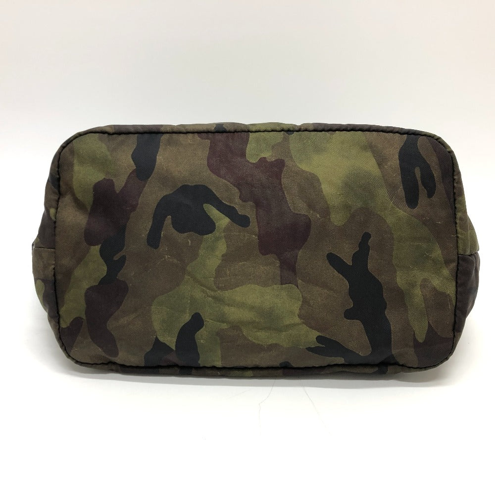 Prada Handbag B1959 Nylon Khaki Camouflage Camouflage Women