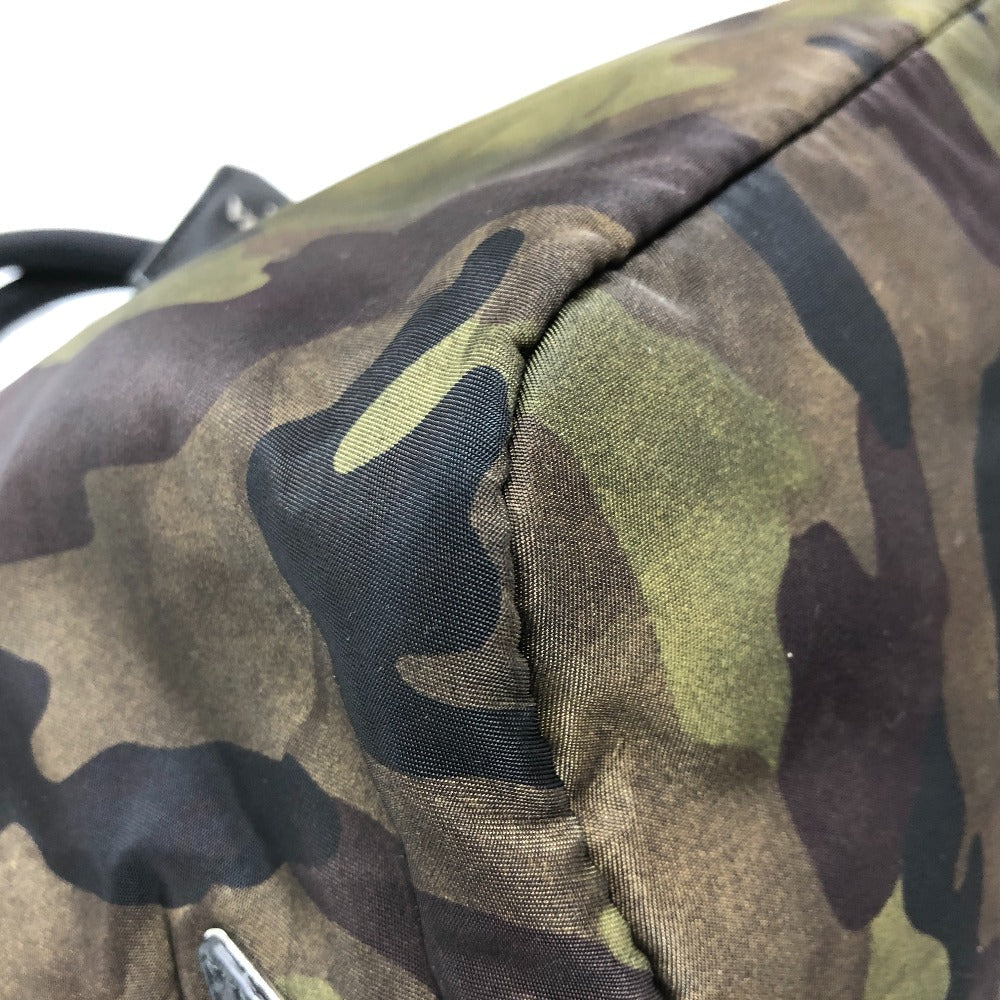 Prada Handbag B1959 Nylon Khaki Camouflage Camouflage Women