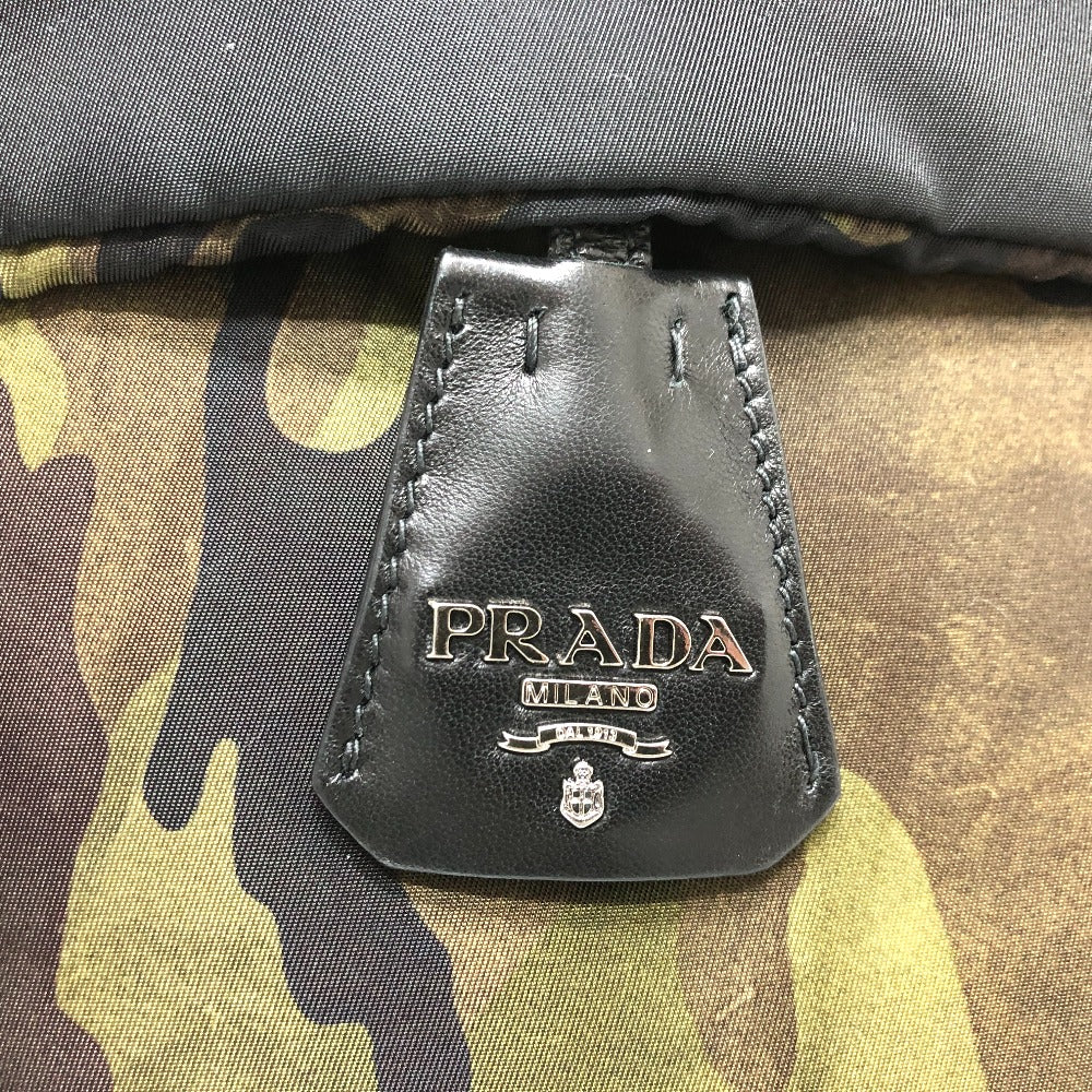 Prada Handbag B1959 Nylon Khaki Camouflage Camouflage Women