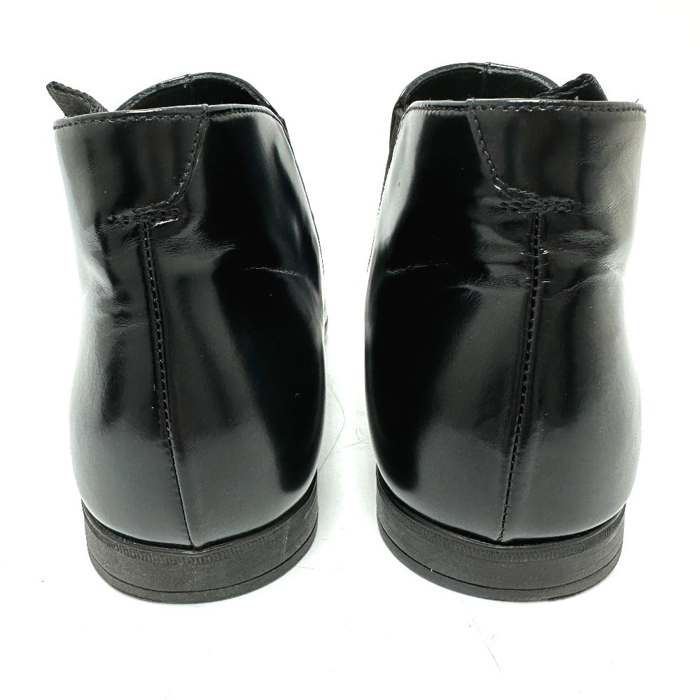 Prada Boots Calf Leather Black Side Gore Mens 7 1/2