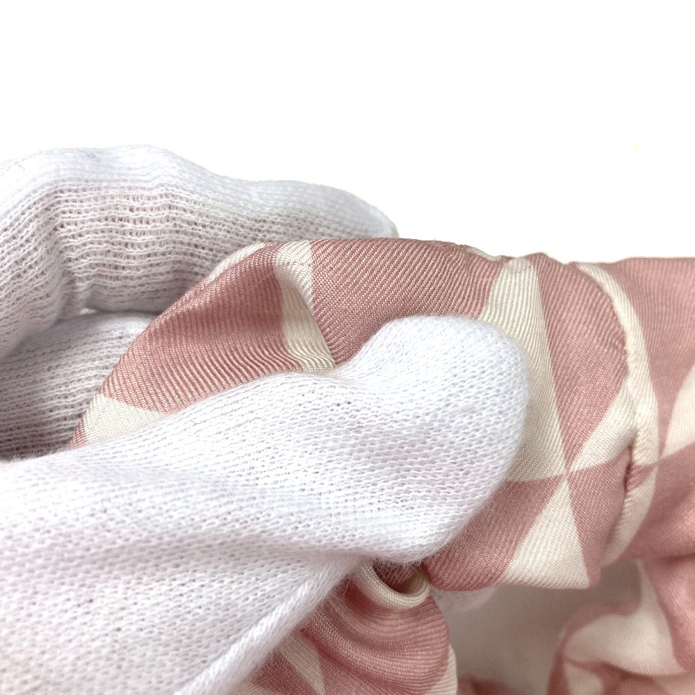 Prada Hair Accessory 1If015 Nylon Pink Triangle Logo Plate Logo Women