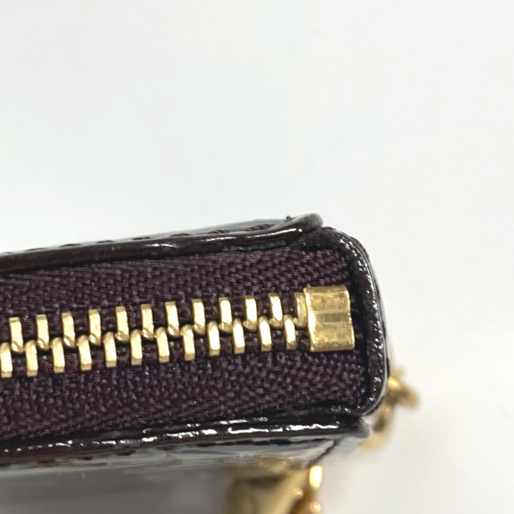Louis Vuitton Coin Case M93561 Monogram Vernis Purple Monogram Vernis Porto Monet Cool Women
