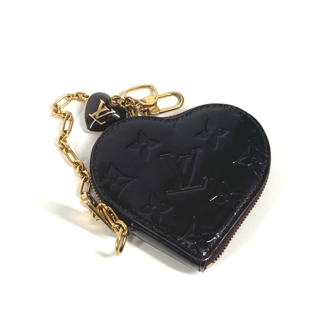 Louis Vuitton Coin Case M93561 Monogram Vernis Purple Monogram Vernis Porto Monet Cool Women