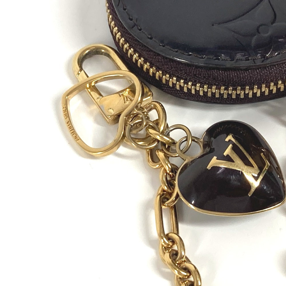 Louis Vuitton Coin Case M93561 Monogram Vernis Purple Monogram Vernis Porto Monet Cool Women