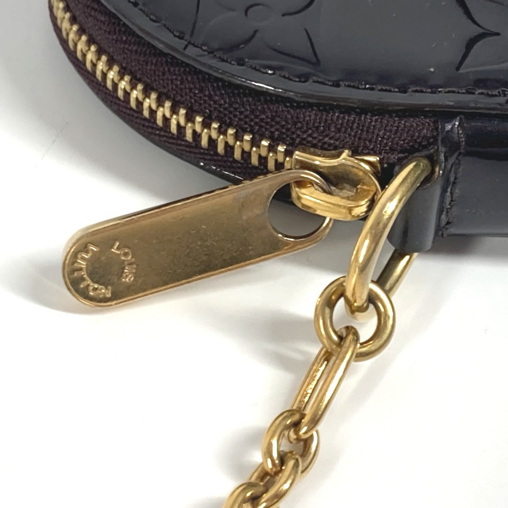 Louis Vuitton Coin Case M93561 Monogram Vernis Purple Monogram Vernis Porto Monet Cool Women