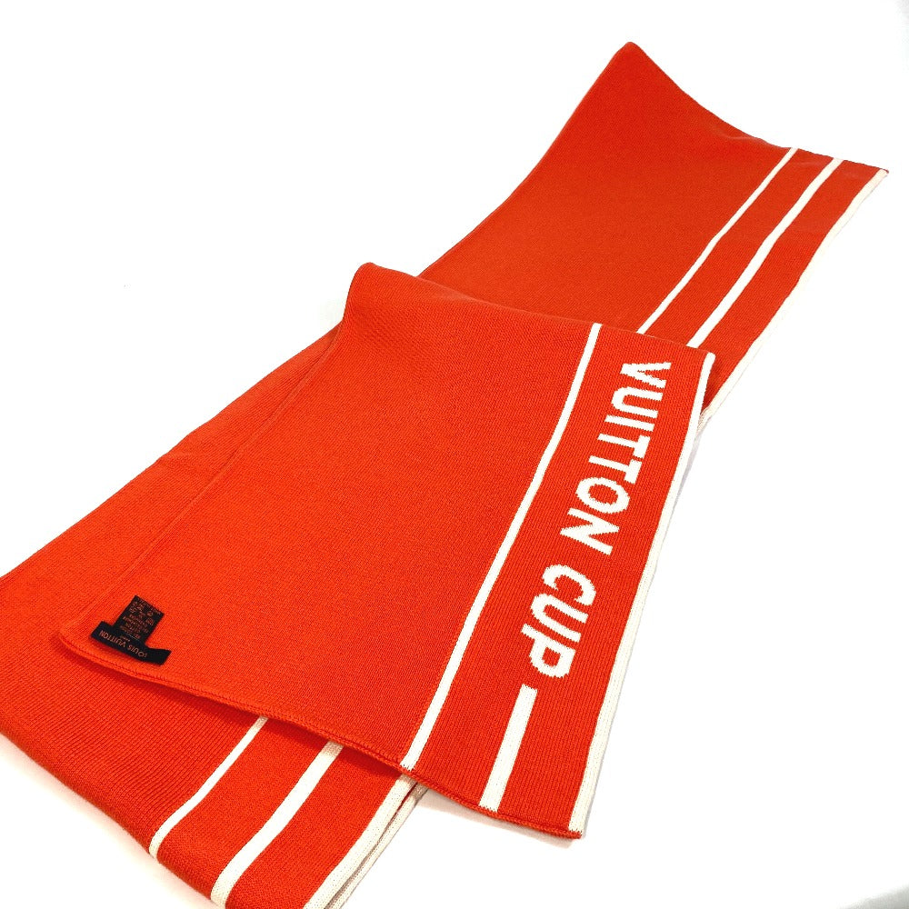Louis Vuitton Scarf Cotton, Cashmere Orange Lv Cup Louis Vuitton Cup Unisex(Unisex)