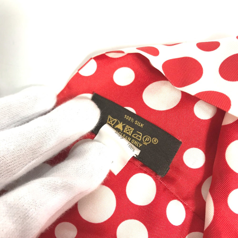 Louis Vuitton Scarf M74623 Silk Red Yayoi Kusama Collaboration Snood Dot Infinity Snood Women