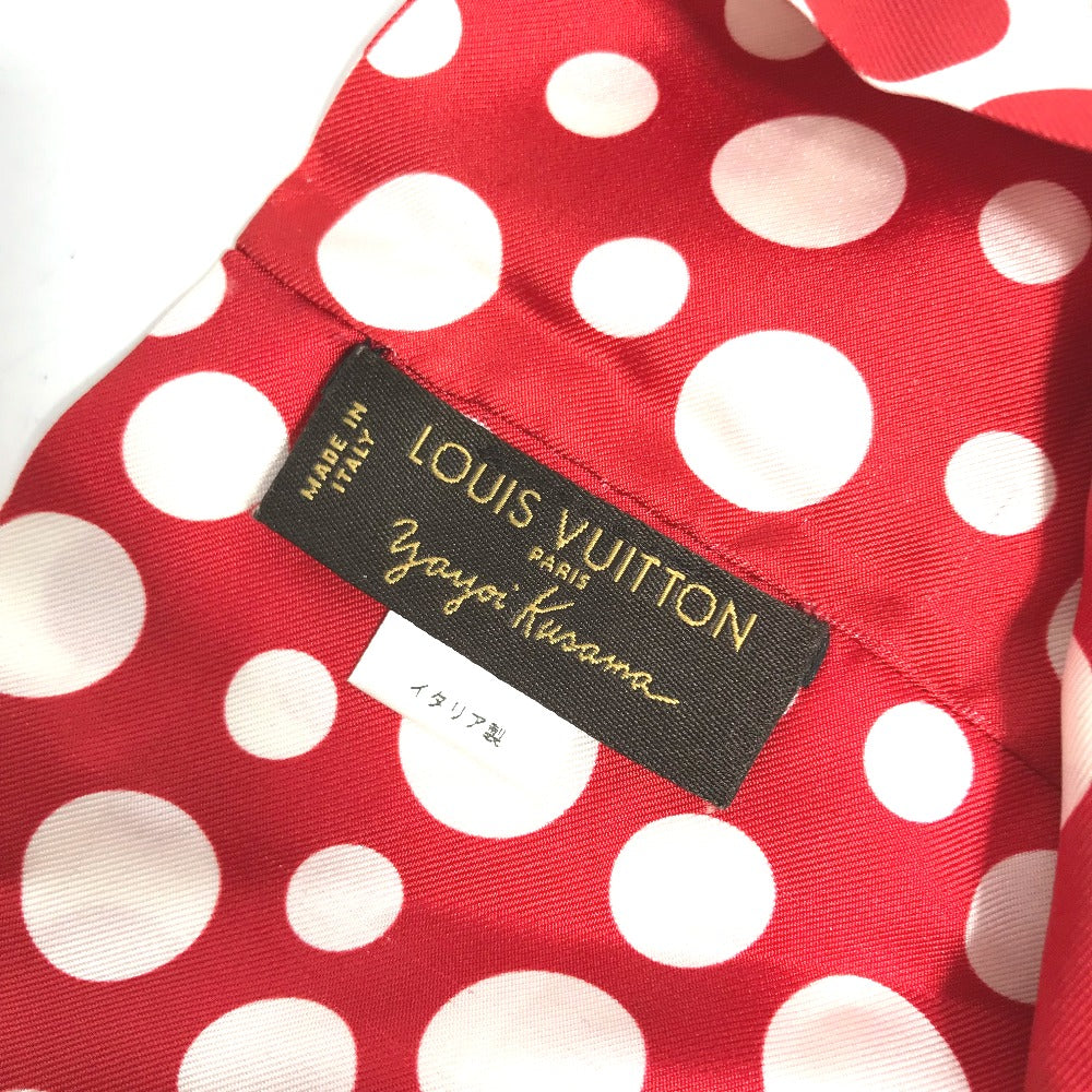 Louis Vuitton Scarf M74623 Silk Red Yayoi Kusama Collaboration Snood Dot Infinity Snood Women