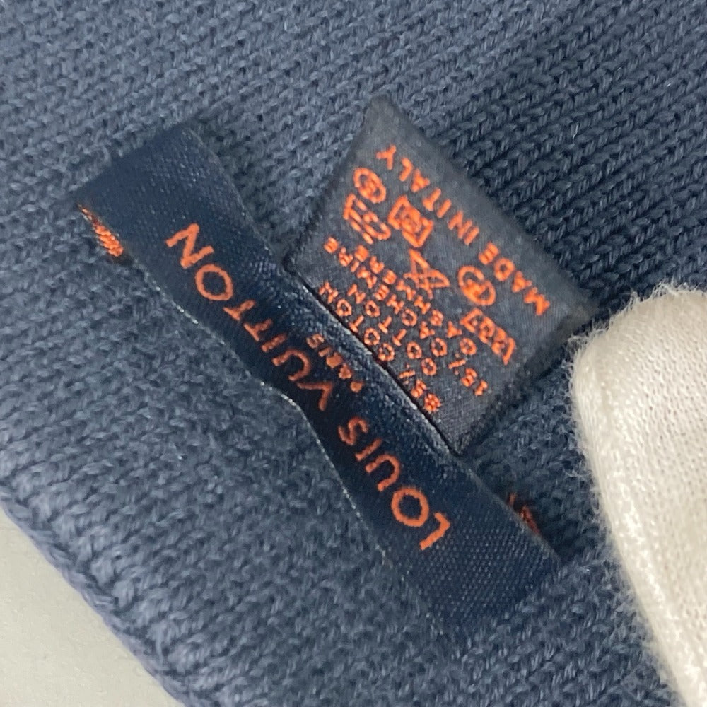 Louis Vuitton Scarf Cotton, Cashmere Navy Louis Vuitton Cup Lvcup Logo Mens