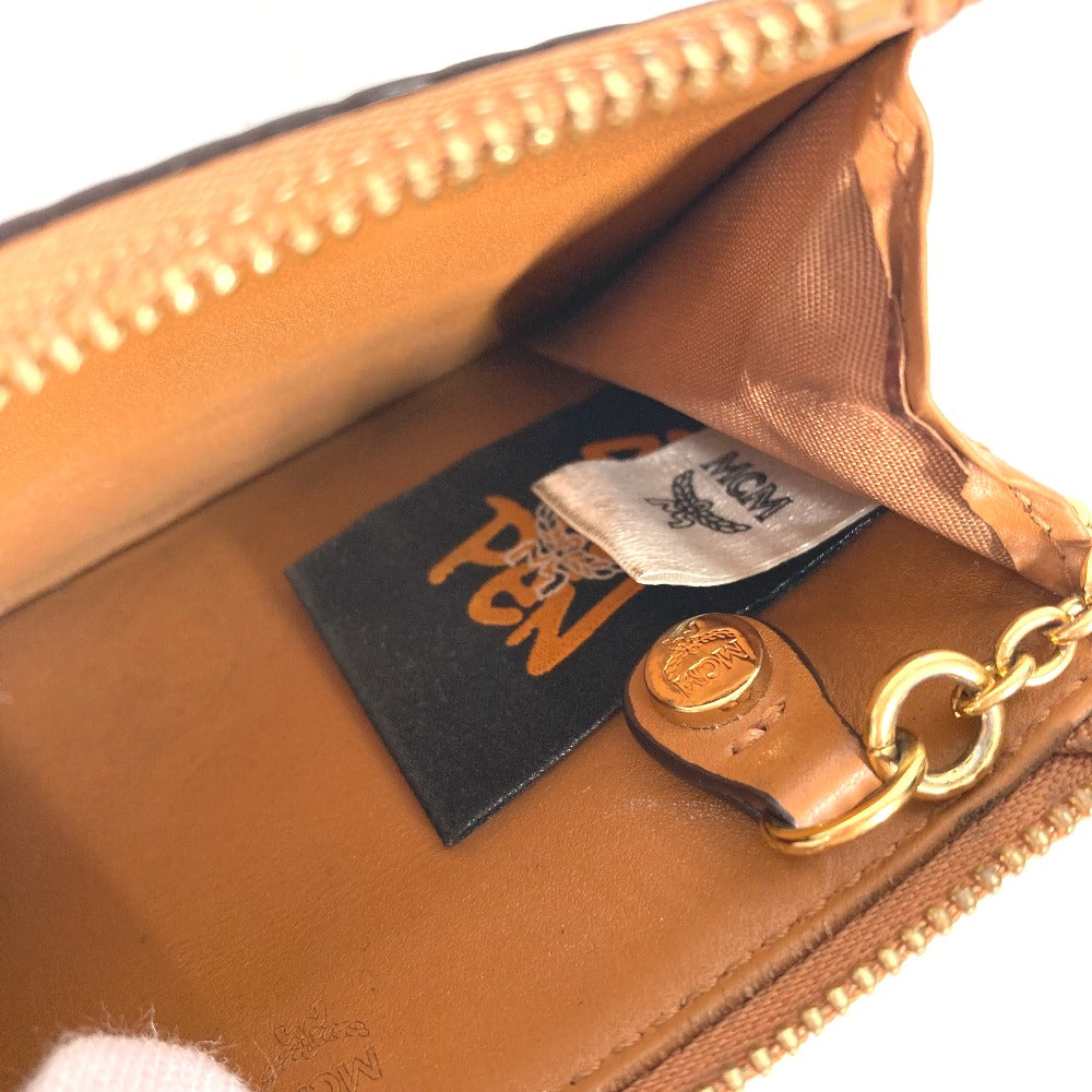 Mcm Coin Case Leather Brown Sambypen Collaboration Sam By Pen Rabbit Visetos Mens