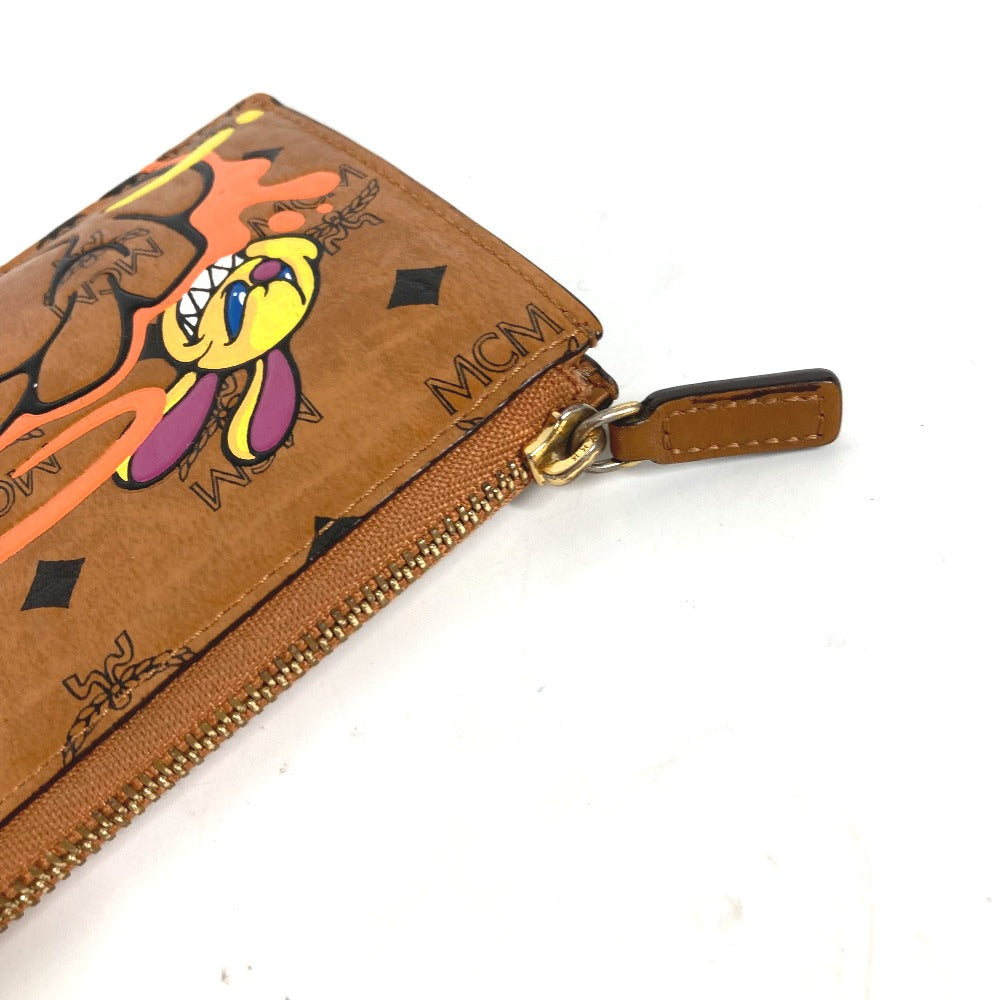 Mcm Coin Case Leather Brown Sambypen Collaboration Sam By Pen Rabbit Visetos Mens