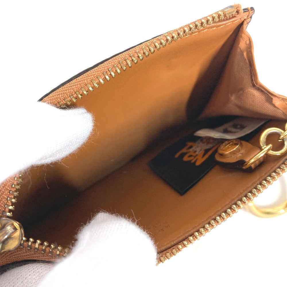 Mcm Coin Case Leather Brown Sambypen Collaboration Sam By Pen Rabbit Visetos Mens