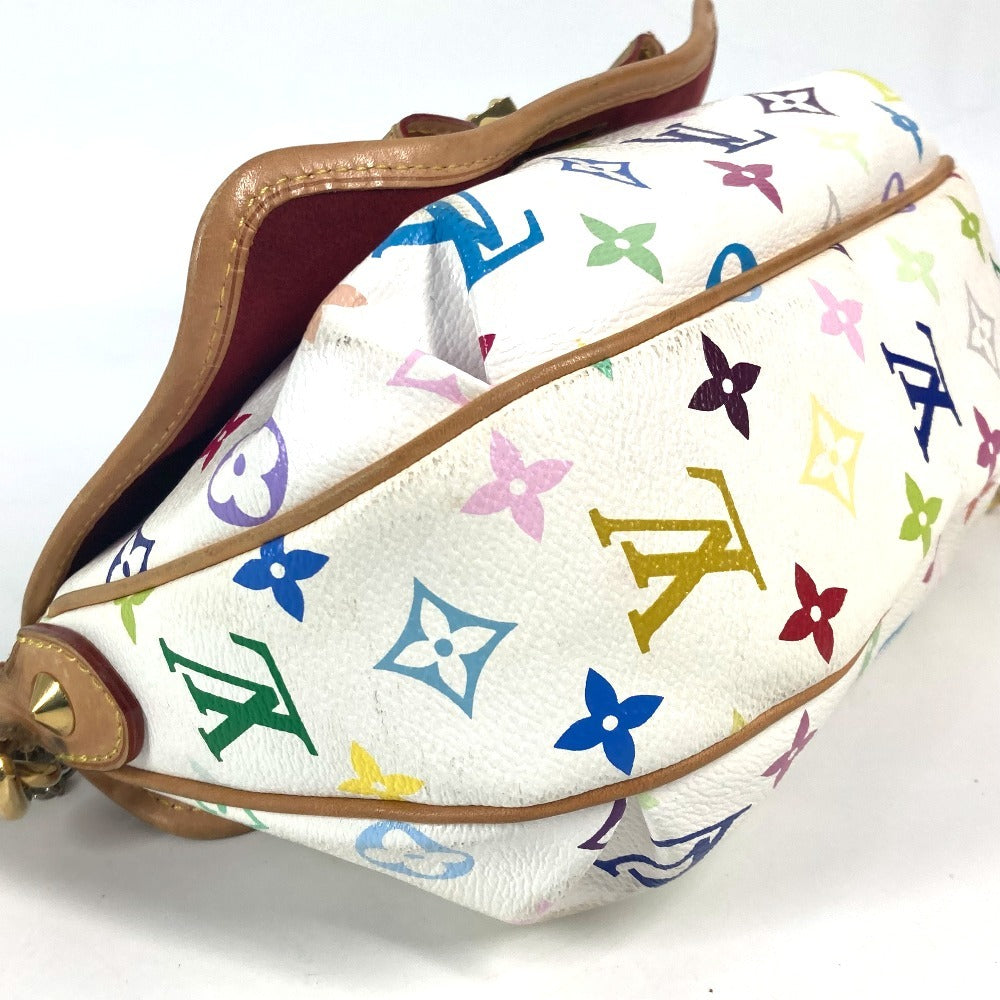 Louis Vuitton Shoulder Bag M40305 Monogram Multicolor Canvas White Monogram Multicolor Patty Ribbon