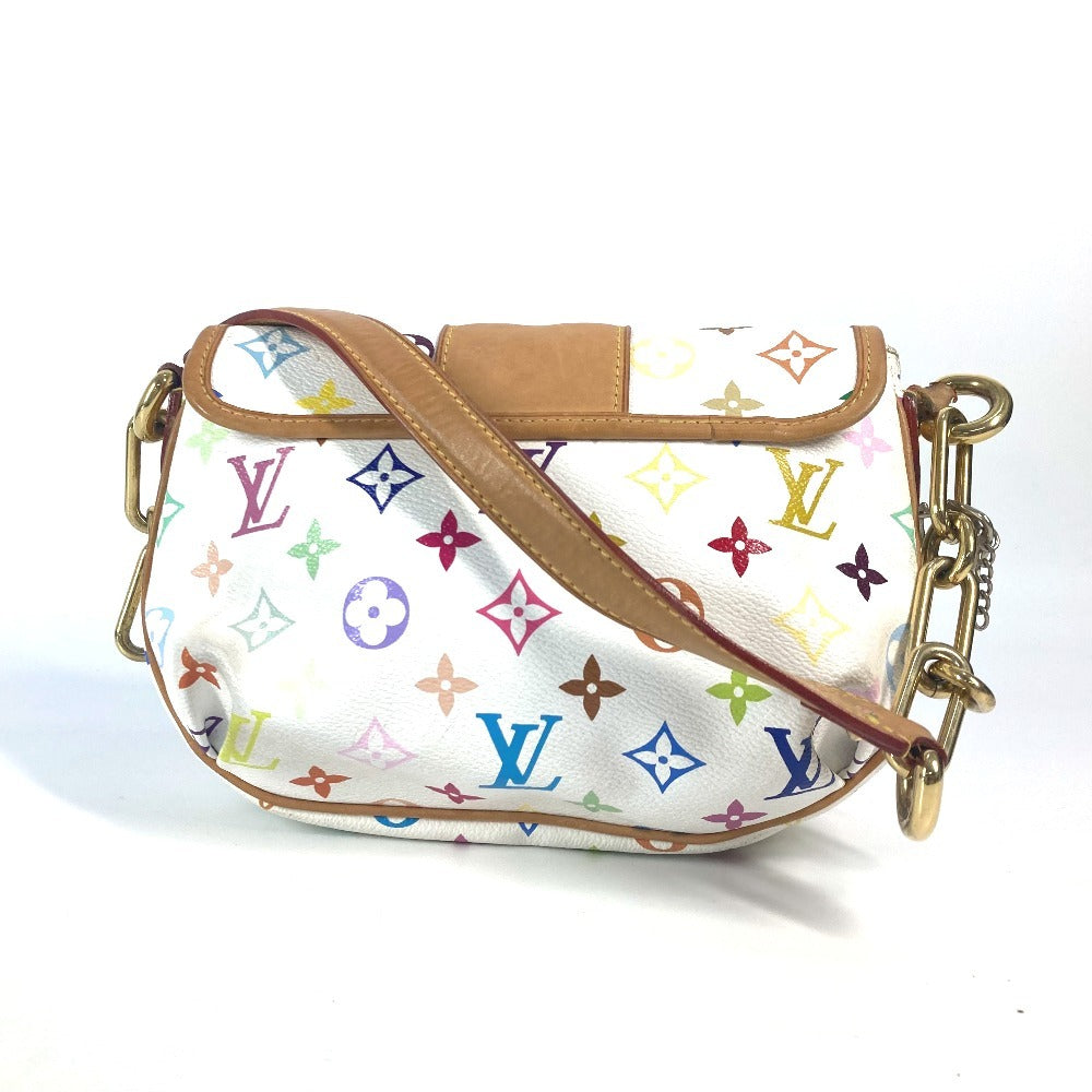 Louis Vuitton Shoulder Bag M40305 Monogram Multicolor Canvas White Monogram Multicolor Patty Ribbon
