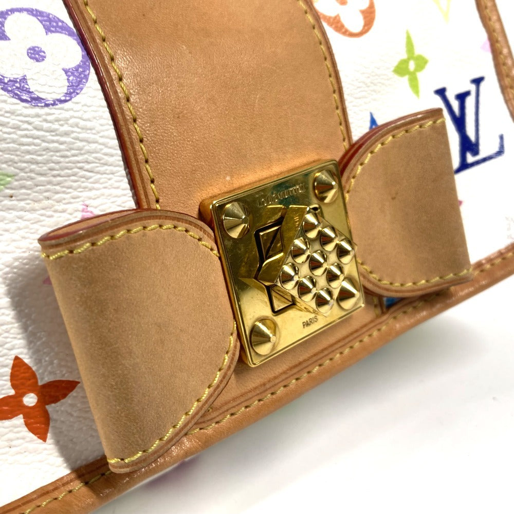 Louis Vuitton Shoulder Bag M40305 Monogram Multicolor Canvas White Monogram Multicolor Patty Ribbon