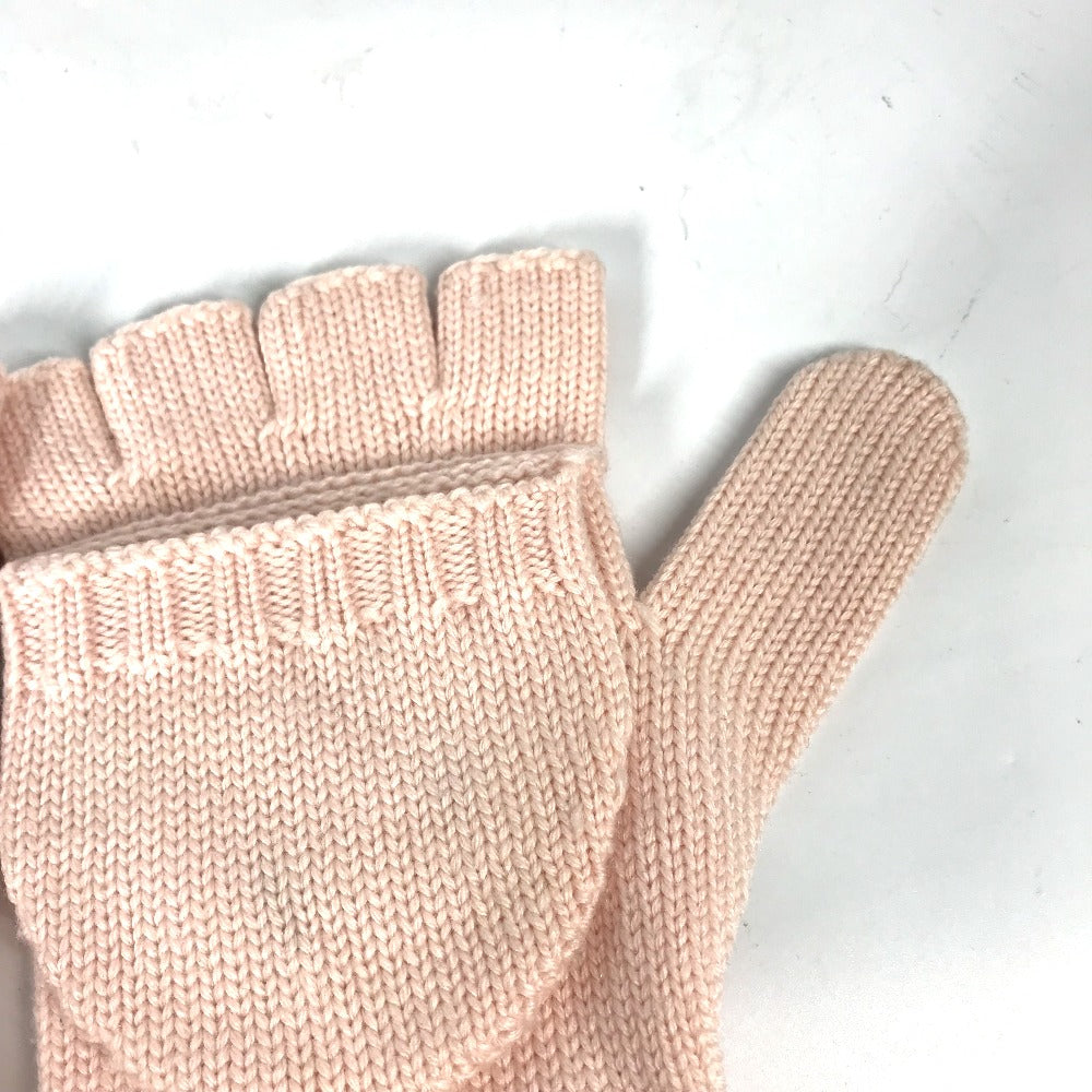 Louis Vuitton Glove M70767 Wool Pink By Color Gon Morning Ram Monogram Women