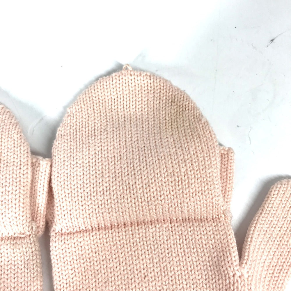 Louis Vuitton Glove M70767 Wool Pink By Color Gon Morning Ram Monogram Women