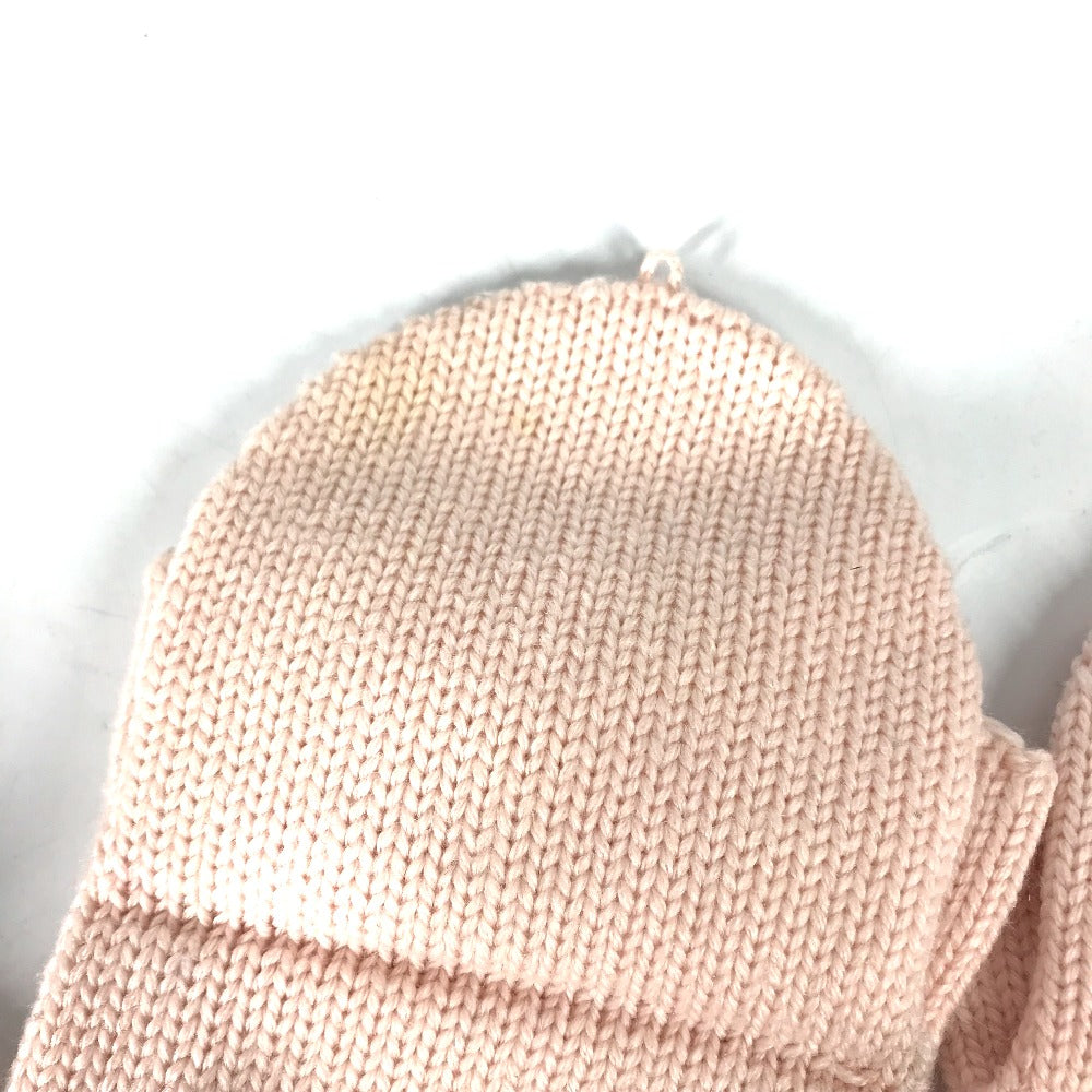 Louis Vuitton Glove M70767 Wool Pink By Color Gon Morning Ram Monogram Women