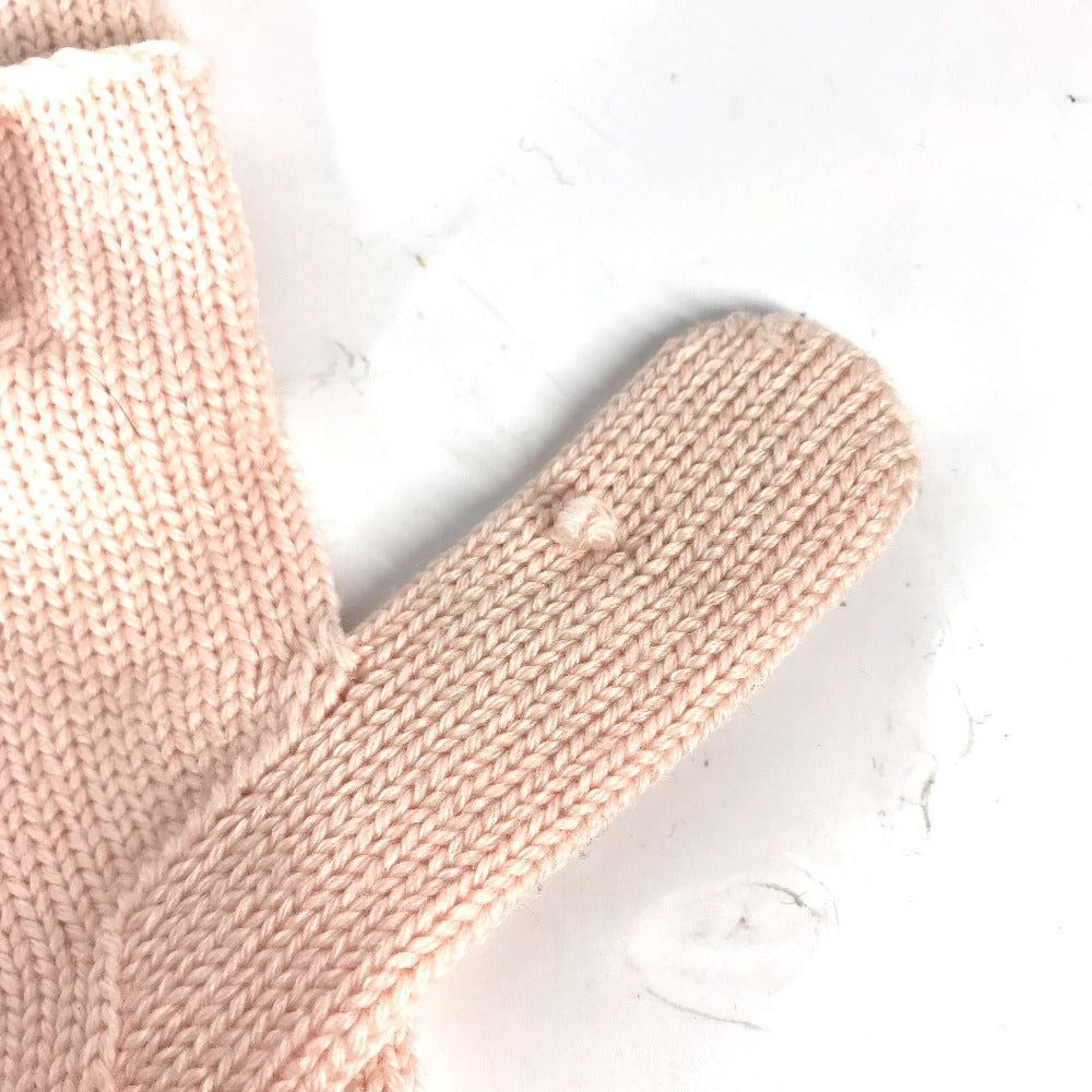 Louis Vuitton Glove M70767 Wool Pink By Color Gon Morning Ram Monogram Women