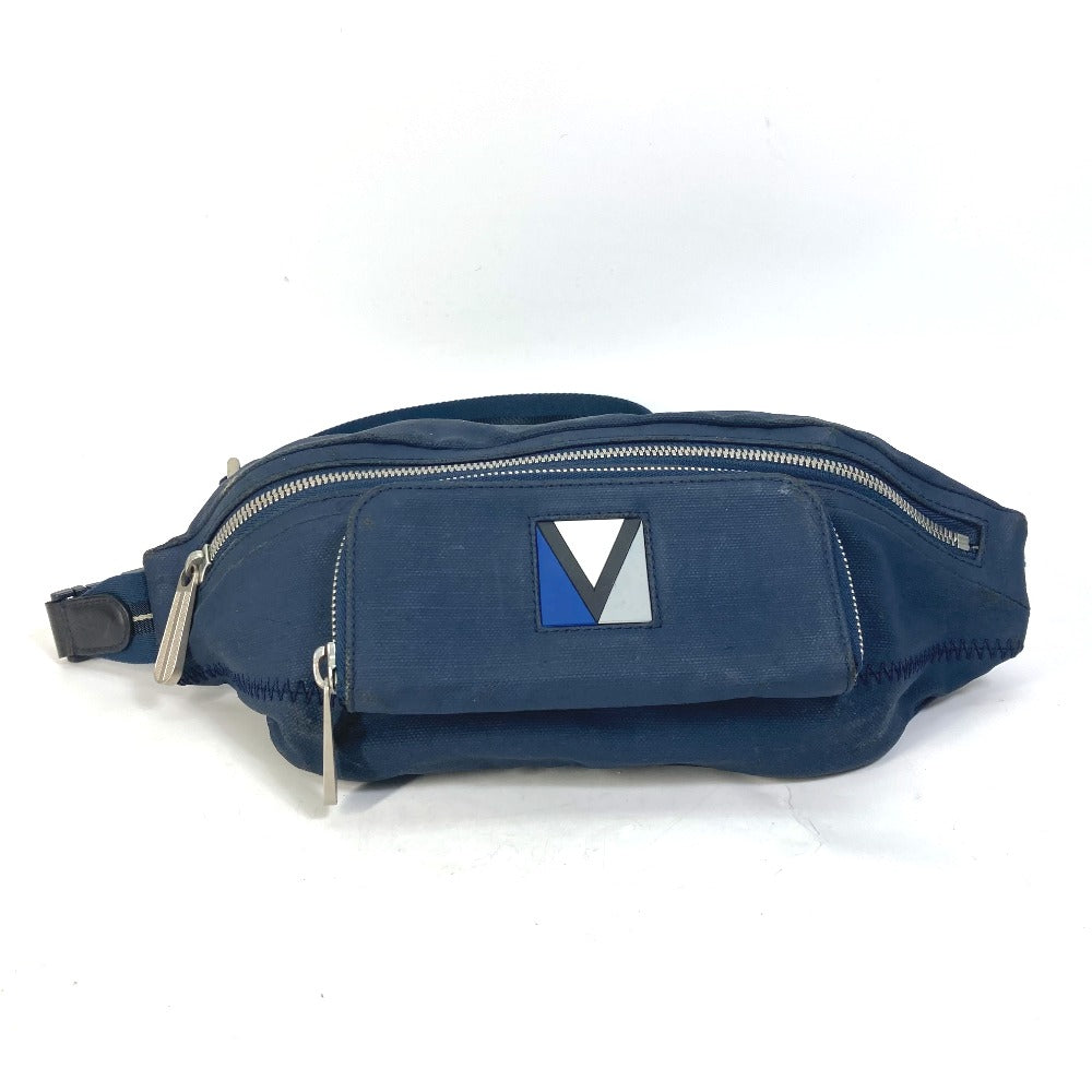 Louis Vuitton Sling Bag M80706 Nylon Canvas Blue Lv Cup Mizenu Mens