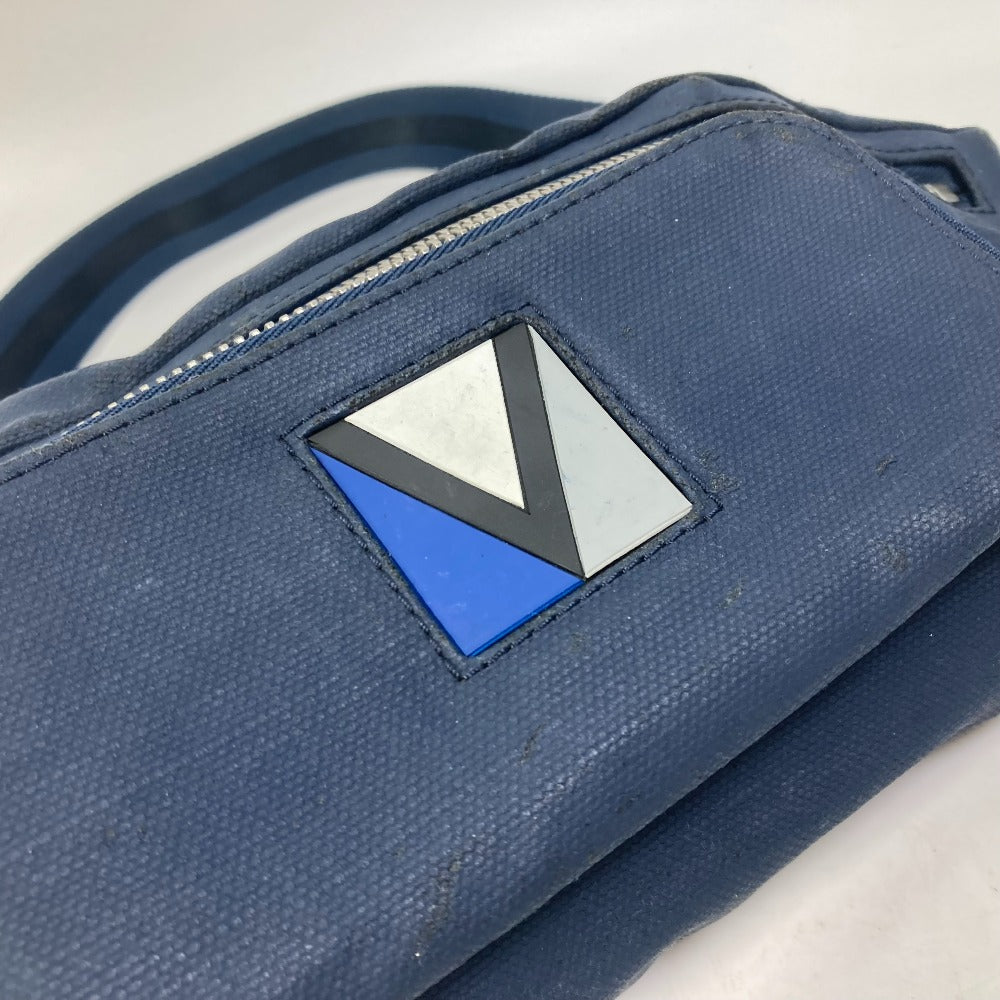 Louis Vuitton Sling Bag M80706 Nylon Canvas Blue Lv Cup Mizenu Mens