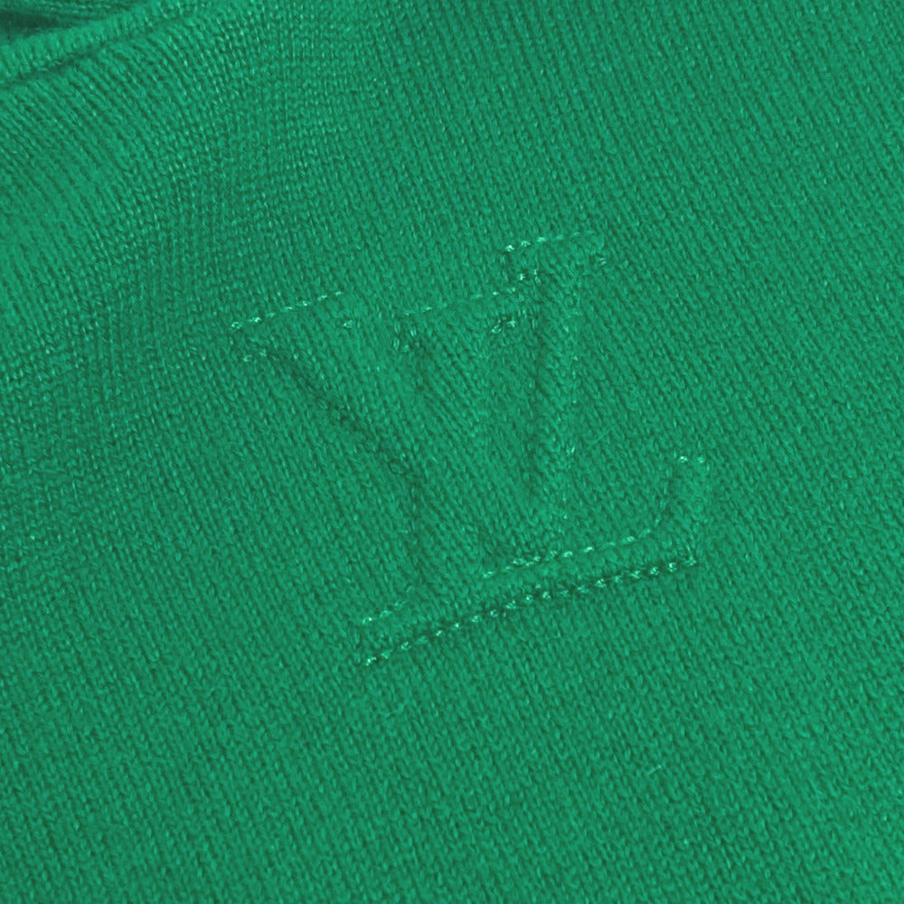 Louis Vuitton Sweater 1A9Fqt Cashmere, Silk, Polyamide Green Lvse Lv Embossed Hoodie Long Sleeve