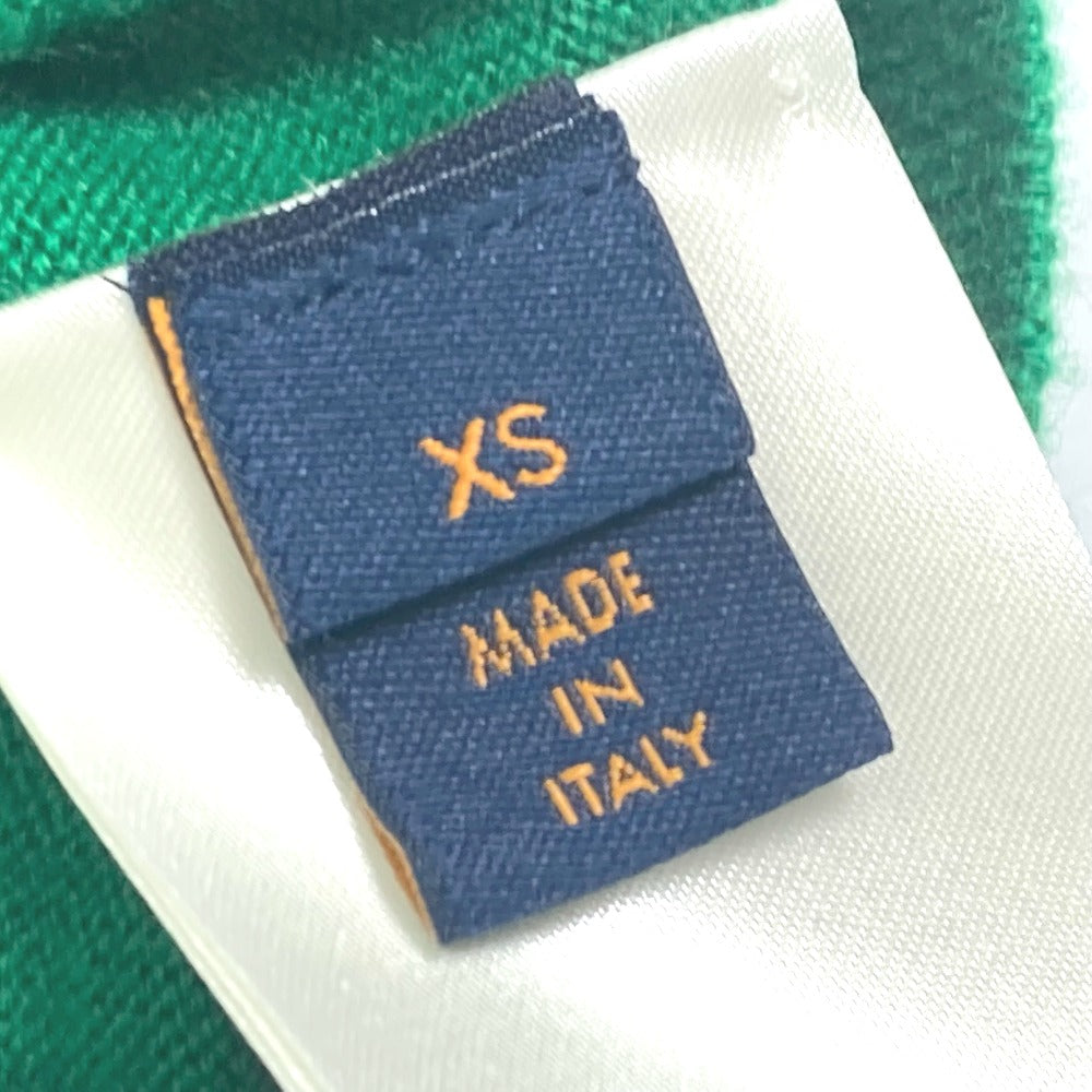 Louis Vuitton Sweater 1A9Fqt Cashmere, Silk, Polyamide Green Lvse Lv Embossed Hoodie Long Sleeve