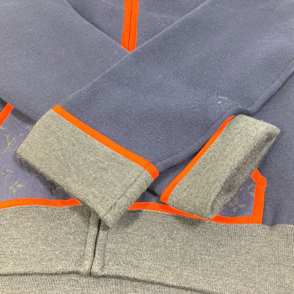 Louis Vuitton Setup Fmkc06 Fmkc03 Wool, Potiamide Navy X Orange Logo Tops Hoodies Sweatshirts Point