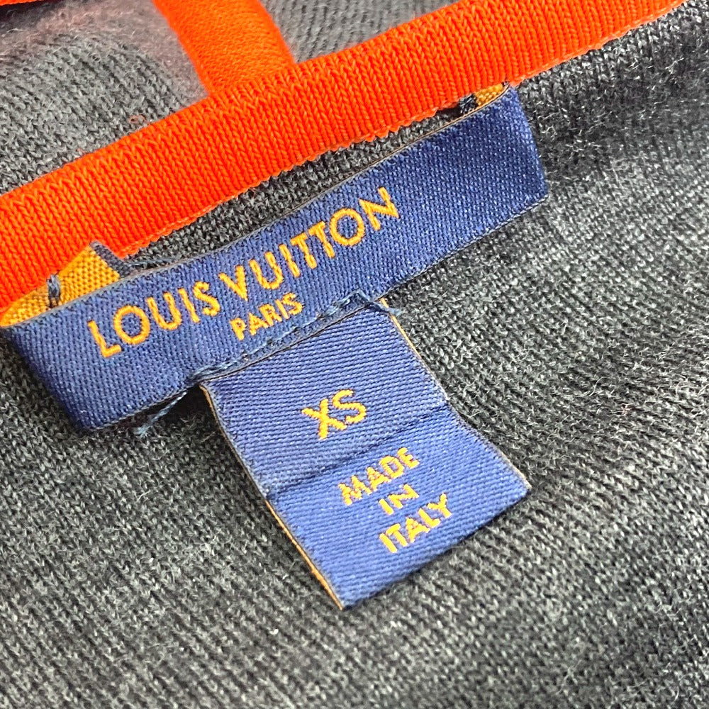 Louis Vuitton Setup Fmkc06 Fmkc03 Wool, Potiamide Navy X Orange Logo Tops Hoodies Sweatshirts Point