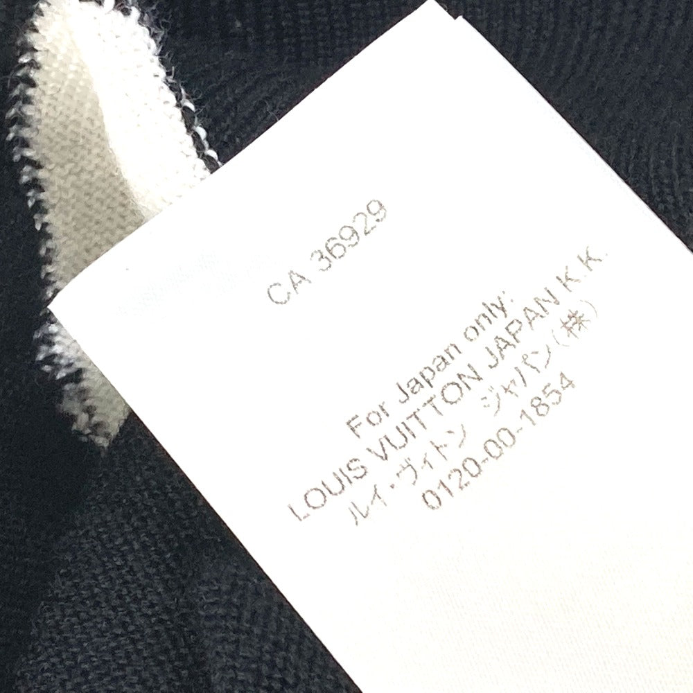 Louis Vuitton Knit Wool White Lv Abstract Houndstooth Crew Neck Mens Xs