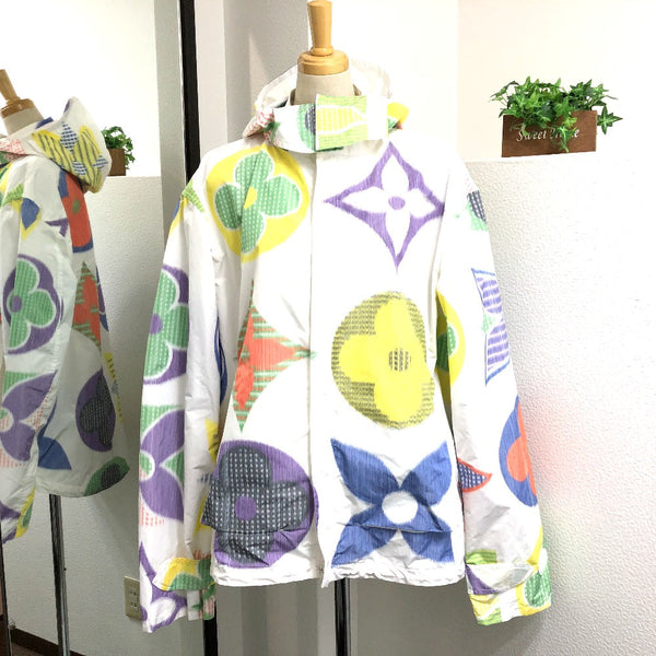 Louis Vuitton Blouson Polyester Multicolor Multicolor Monogram Windbreaker Mens 48