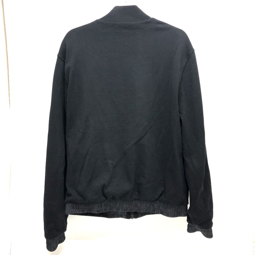 Louis Vuitton Nylon Jacket Rm241Q Nylon, Cotton Black Monogram Reversible Mens L