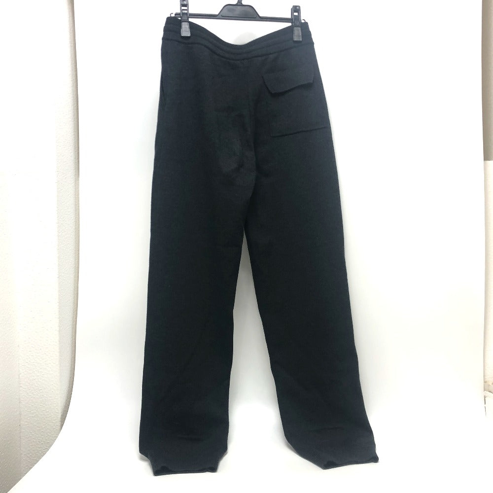 Louis Vuitton Pants Rm231M Wool Black Trousers Bottoms Logo Patch Mens S