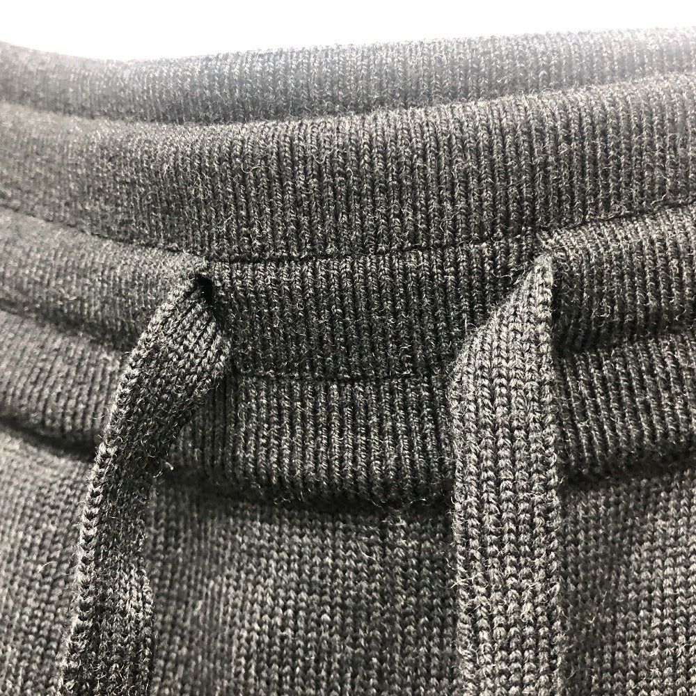 Louis Vuitton Pants Rm231M Wool Black Trousers Bottoms Logo Patch Mens S