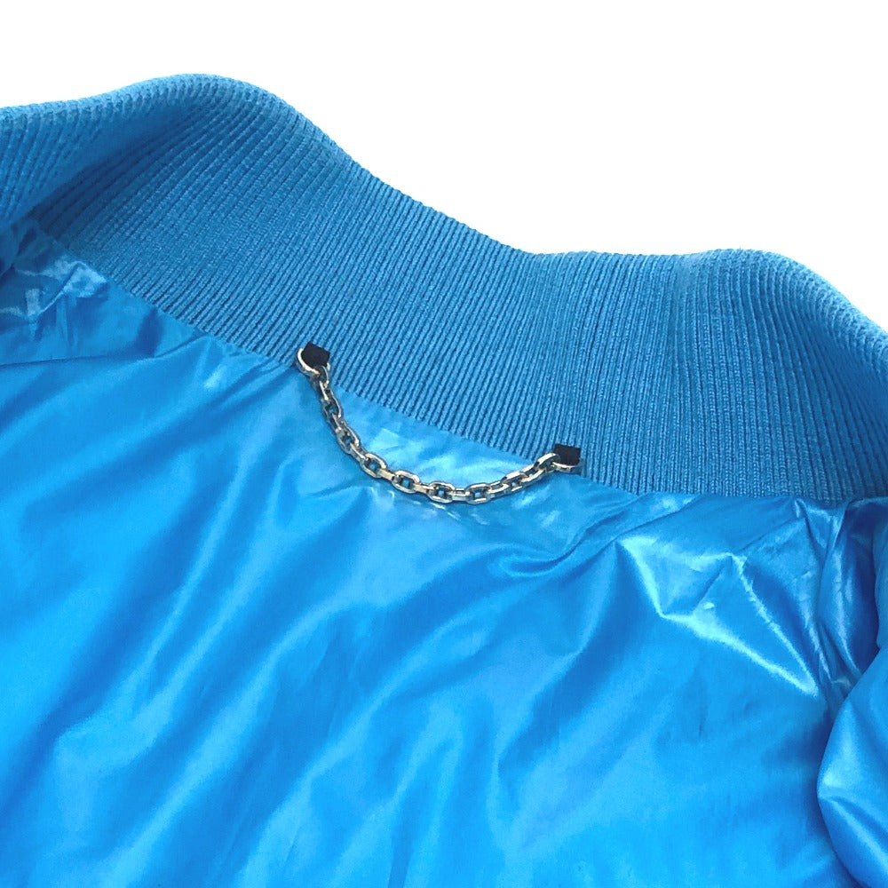 Louis Vuitton Down Jacket Rm221Q Nylon Blue Flower Quilted Mens 50