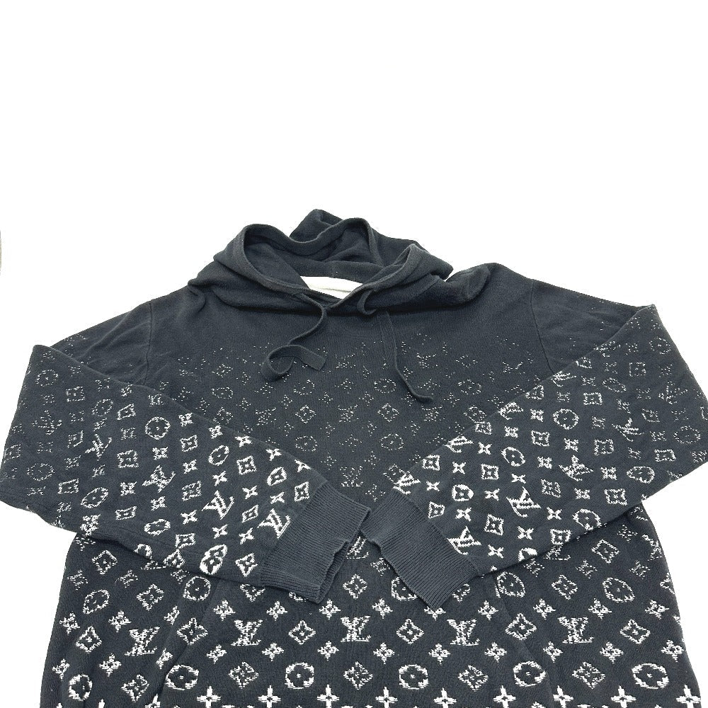 Louis Vuitton Hoodie Rm222Q Cotton Black Gradient L