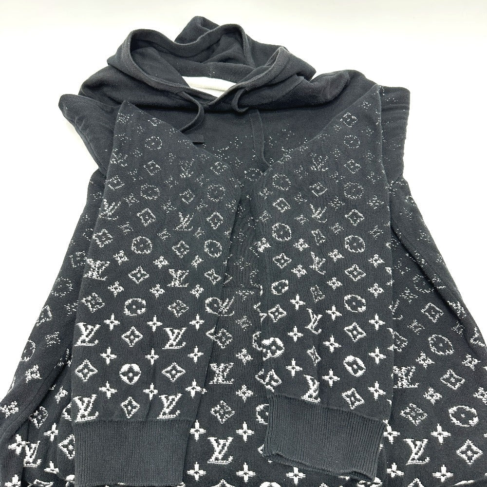 Louis Vuitton Hoodie Rm222Q Cotton Black Gradient L