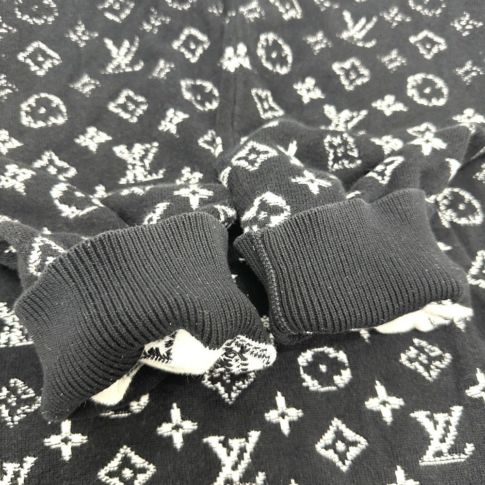 Louis Vuitton Hoodie Rm222Q Cotton Black Gradient L