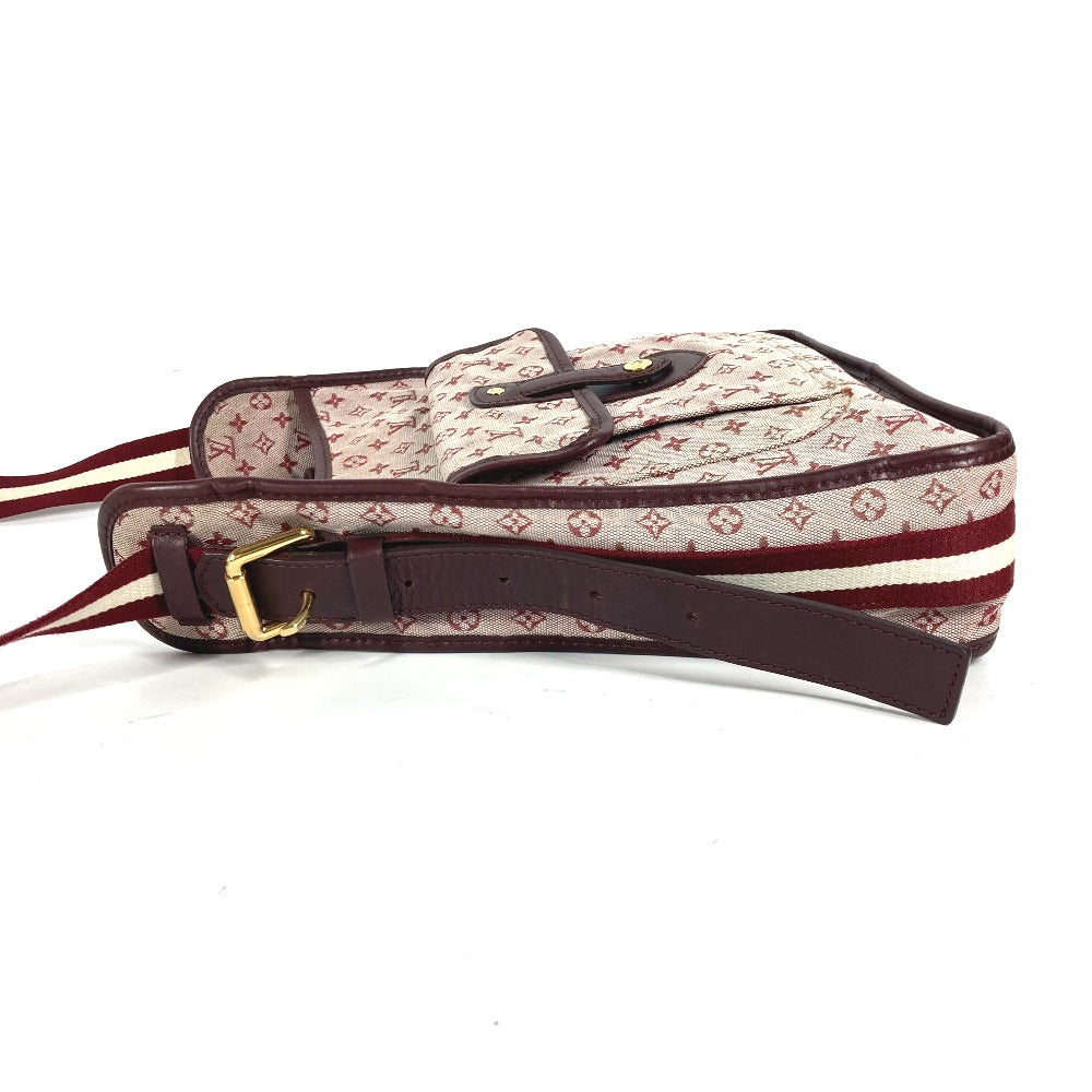 Louis Vuitton Shoulder Bag M92321 Monogram Mini Canvas Red Monogram Mini Buzas Marie Kate Women